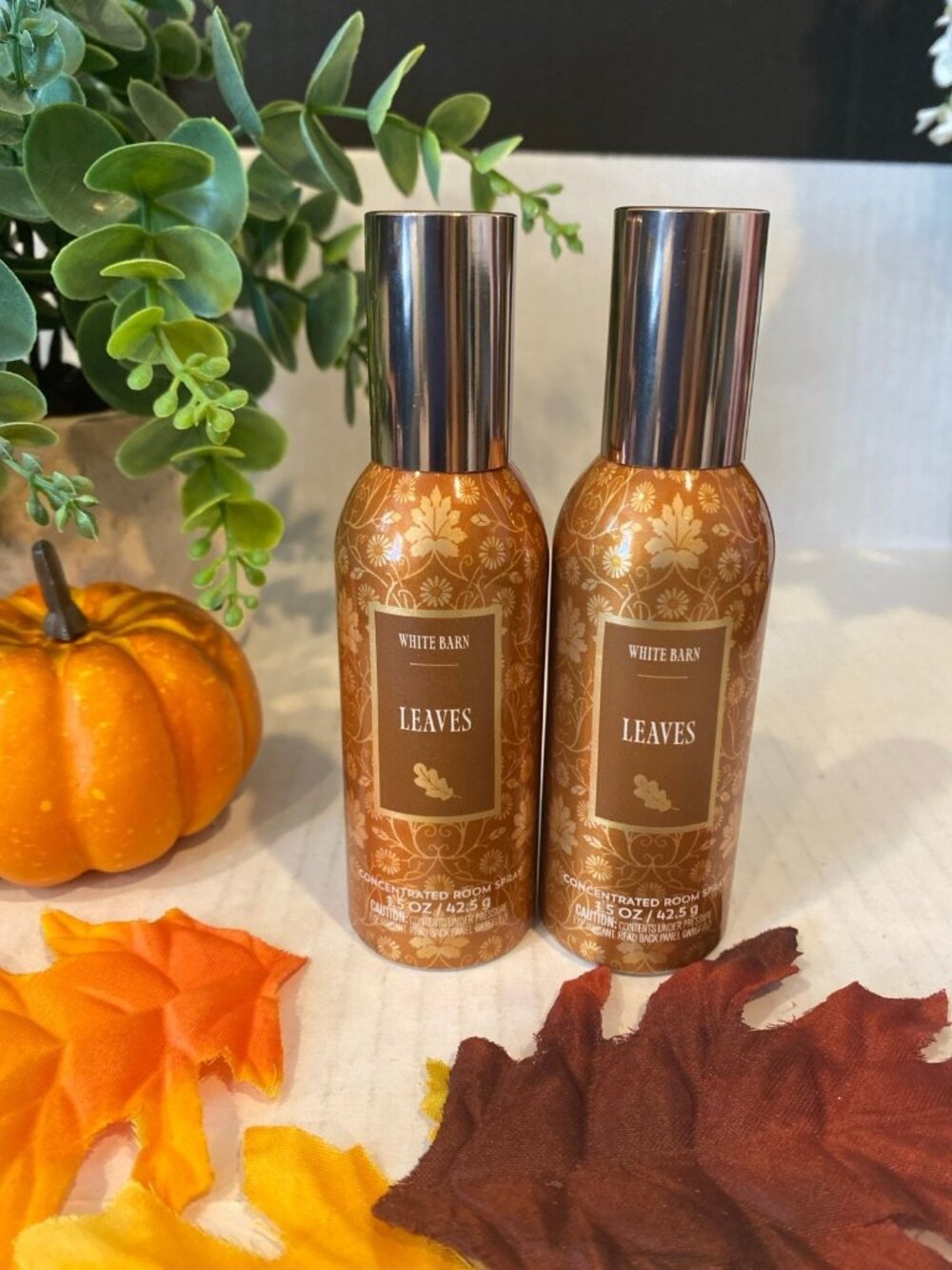 “Leaves” Bath & Body Works NEW Concentrated Room Sprays X 2